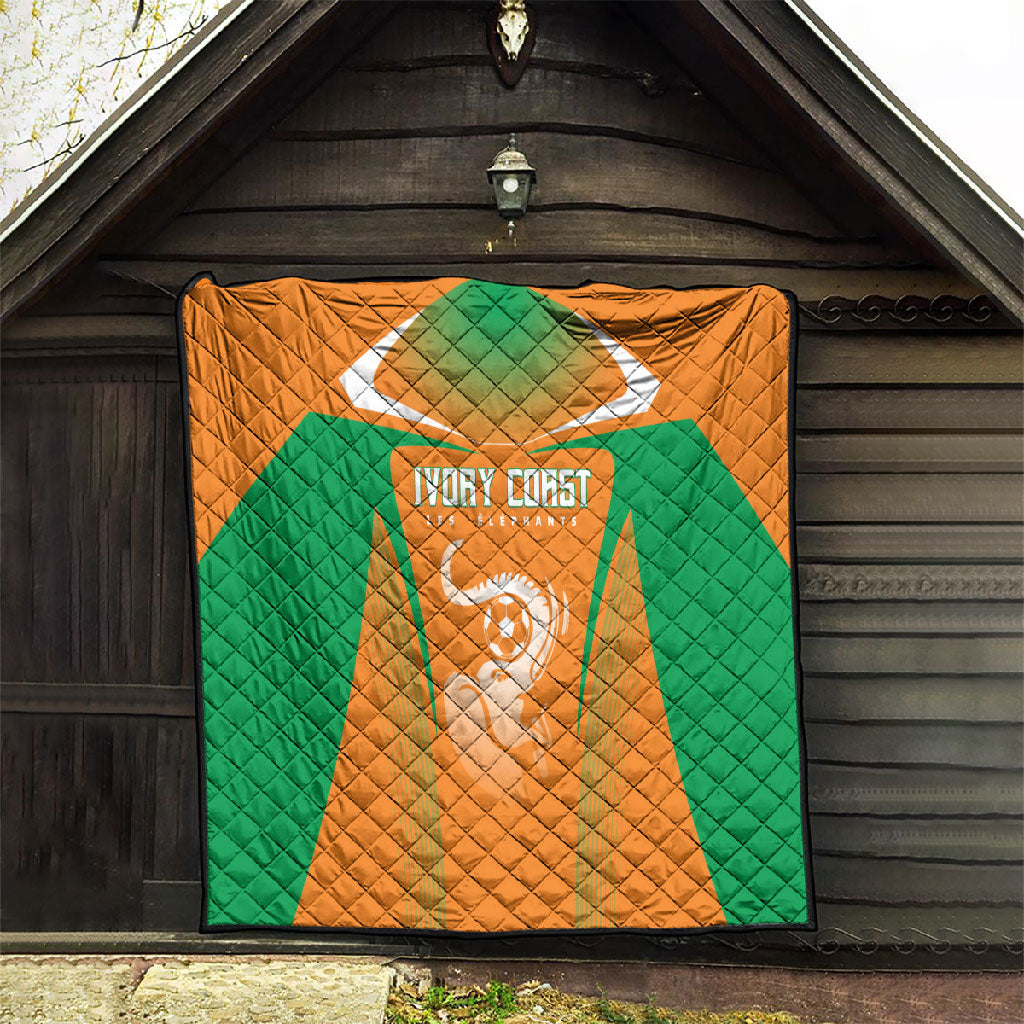 Ivory Coast Football 2026 Quilt Go Les Elephants