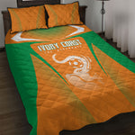 Ivory Coast Football 2026 Quilt Bed Set Go Les Elephants