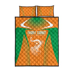 Ivory Coast Football 2026 Quilt Bed Set Go Les Elephants