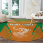 Ivory Coast Football 2026 Round Carpet Go Les Elephants