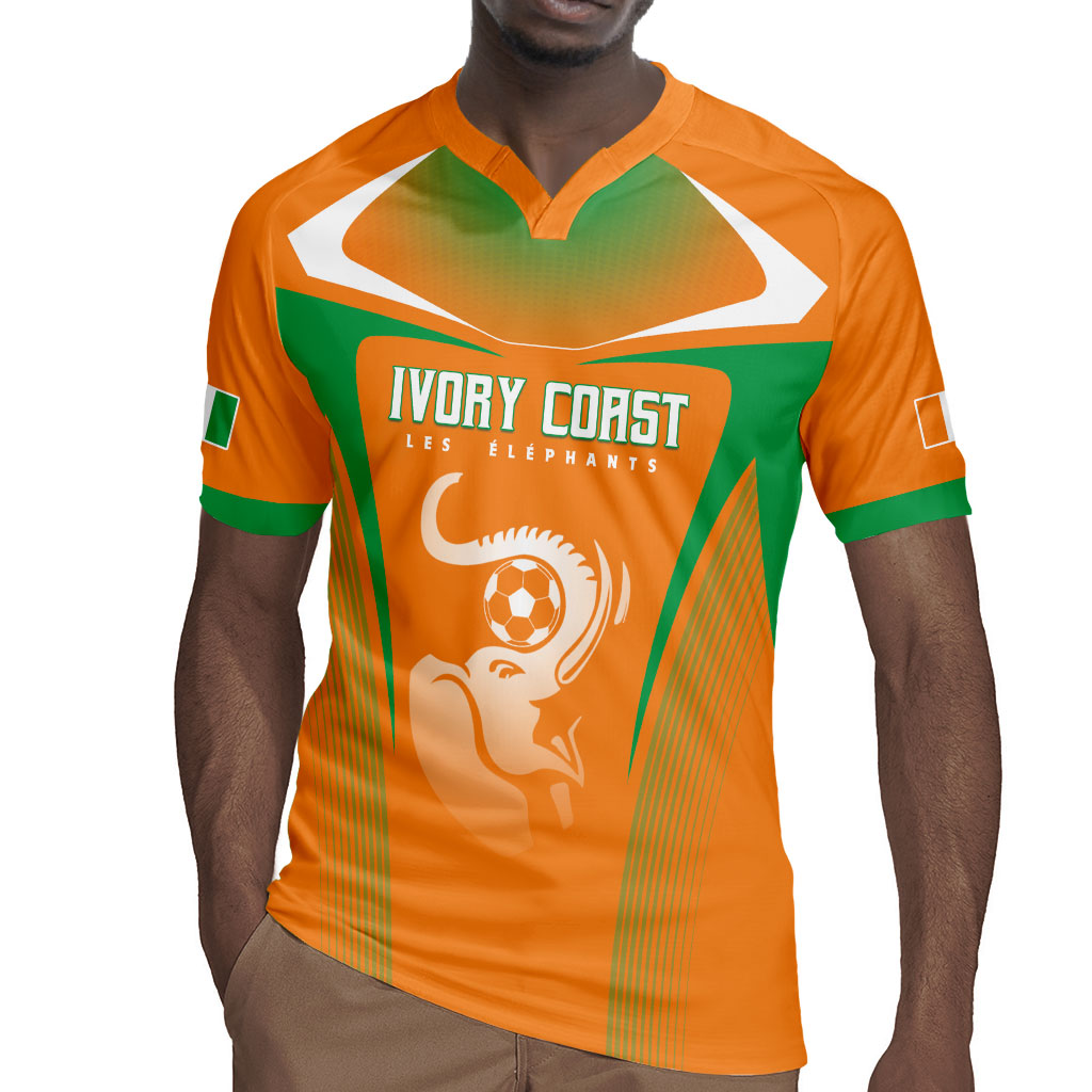 Custom Ivory Coast Football 2026 Rugby Jersey Go Les Elephants