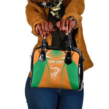 Ivory Coast Football 2026 Shoulder Handbag Go Les Elephants