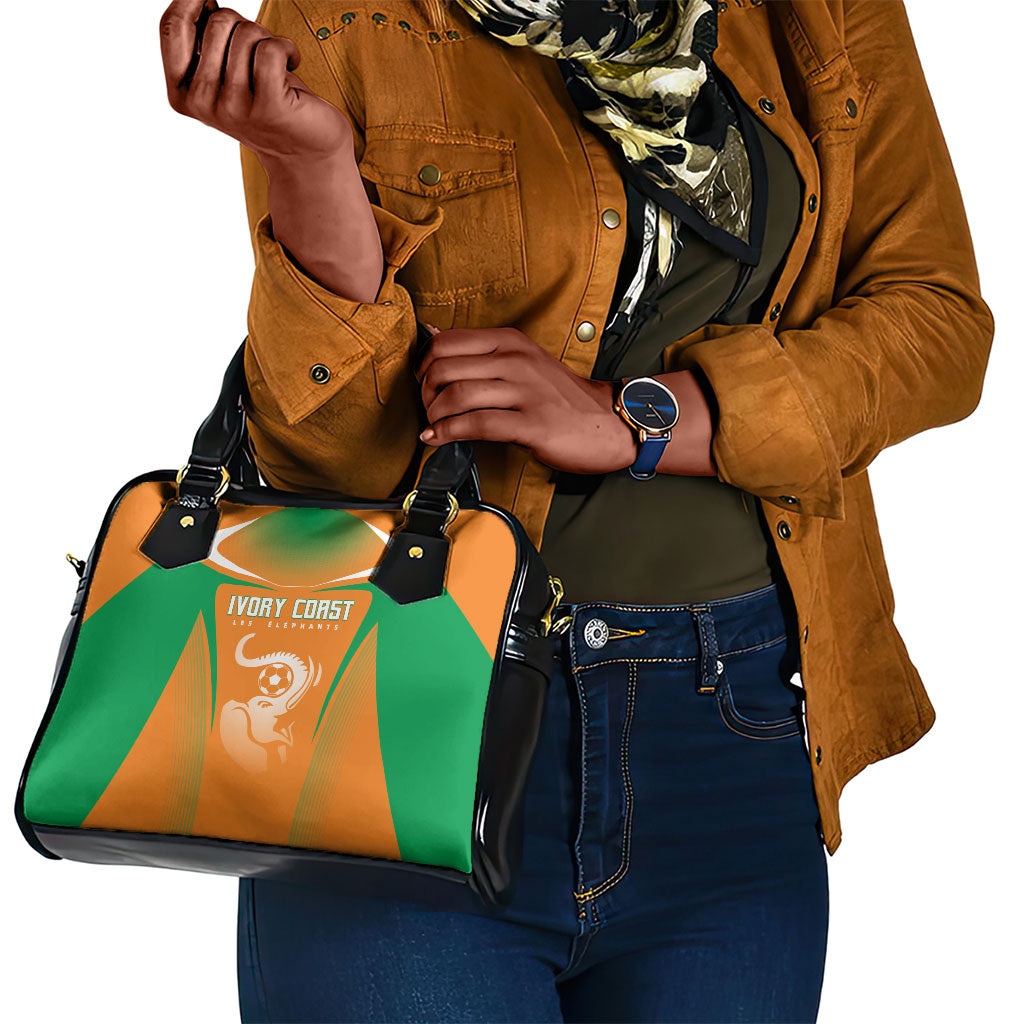 Ivory Coast Football 2026 Shoulder Handbag Go Les Elephants