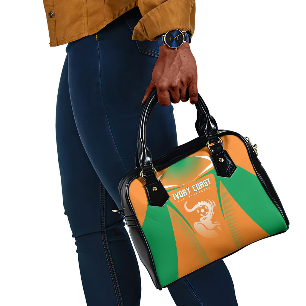 Ivory Coast Football 2026 Shoulder Handbag Go Les Elephants