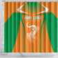 Ivory Coast Football 2026 Shower Curtain Go Les Elephants