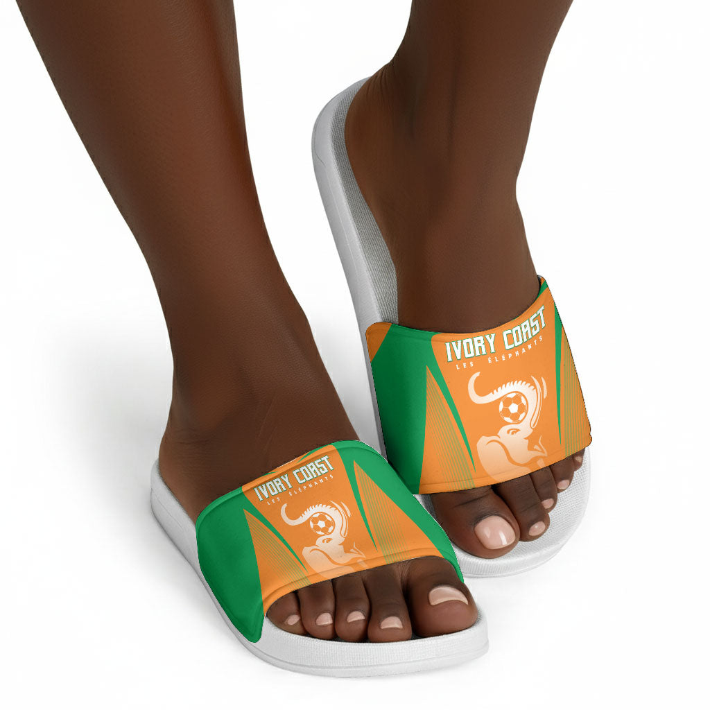 Ivory Coast Football 2026 Slide Sandals Go Les Elephants