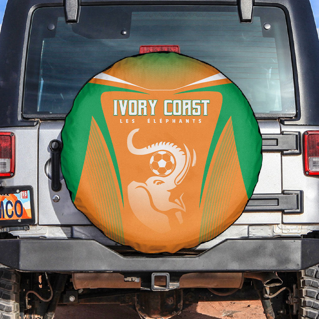 Ivory Coast Football 2026 Spare Tire Cover Go Les Elephants