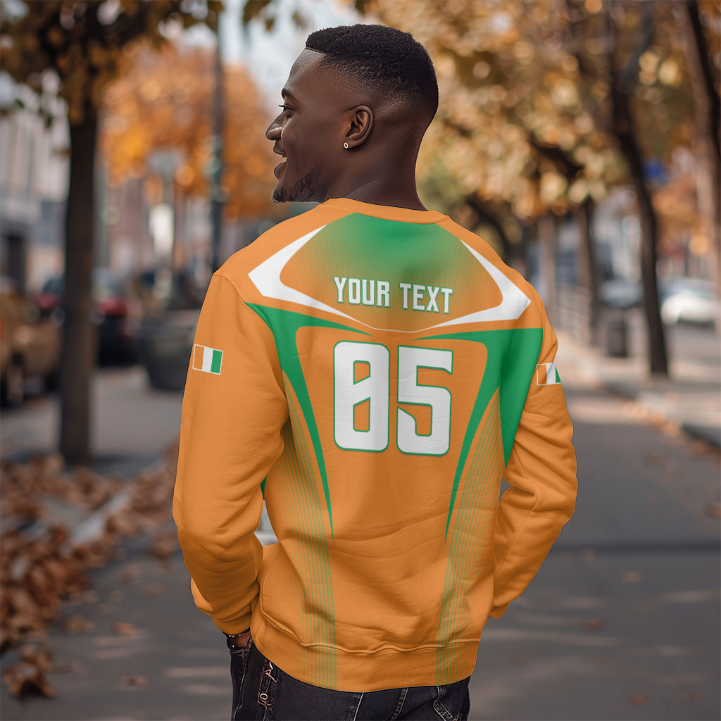 Custom Ivory Coast Football 2026 Sweatshirt Go Les Elephants