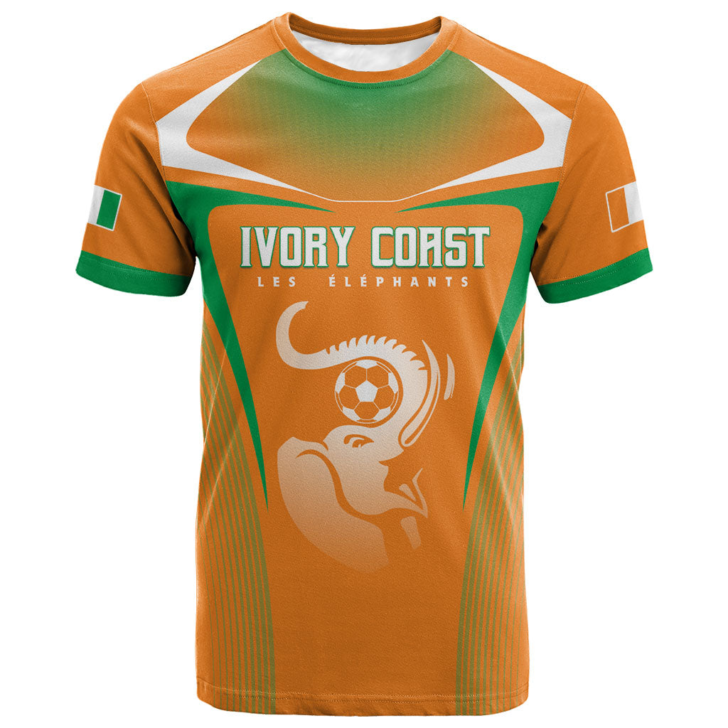 Custom Ivory Coast Football 2026 T shirt Go Les Elephants