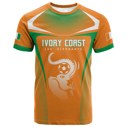 Custom Ivory Coast Football 2026 T shirt Go Les Elephants