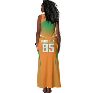 Custom Ivory Coast Football 2026 Tank Maxi Dress Go Les Elephants