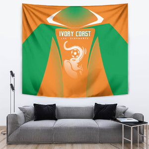 Ivory Coast Football 2026 Tapestry Go Les Elephants