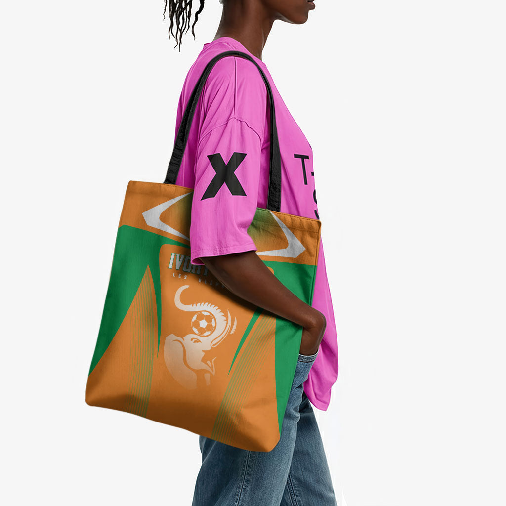 Ivory Coast Football 2026 Tote Bag Go Les Elephants