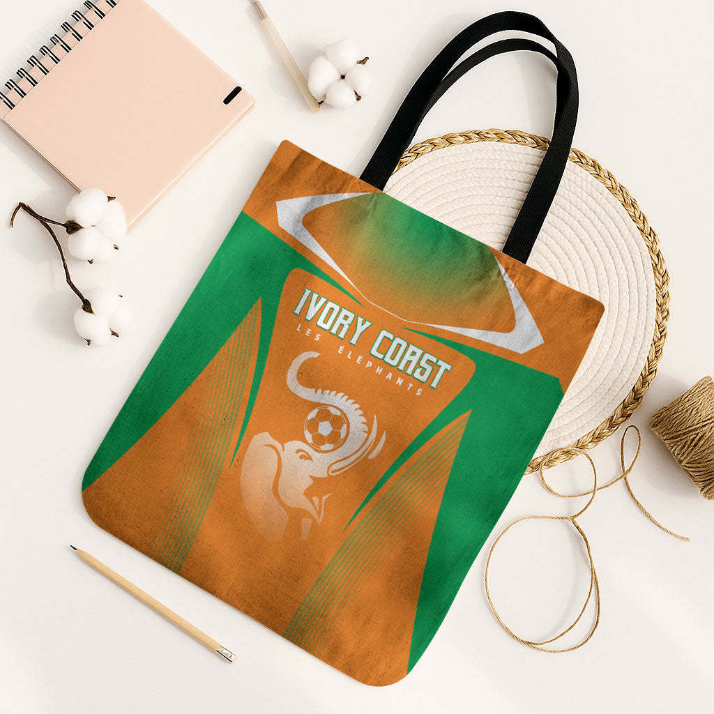 Ivory Coast Football 2026 Tote Bag Go Les Elephants