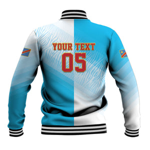 Custom DR Congo Football 2026 Baseball Jacket Fimbu Na Fimbu
