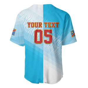 Custom DR Congo Football 2026 Baseball Jersey Fimbu Na Fimbu