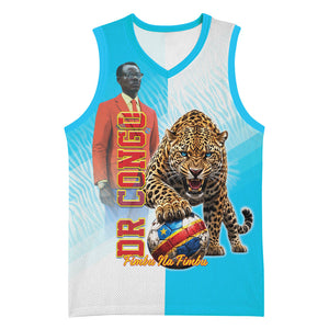 Custom DR Congo Football 2026 Basketball Jersey Fimbu Na Fimbu