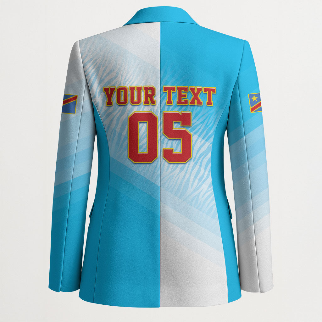 Custom DR Congo Football 2026 Blazer Fimbu Na Fimbu