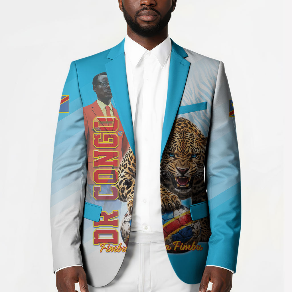 Custom DR Congo Football 2026 Blazer Fimbu Na Fimbu