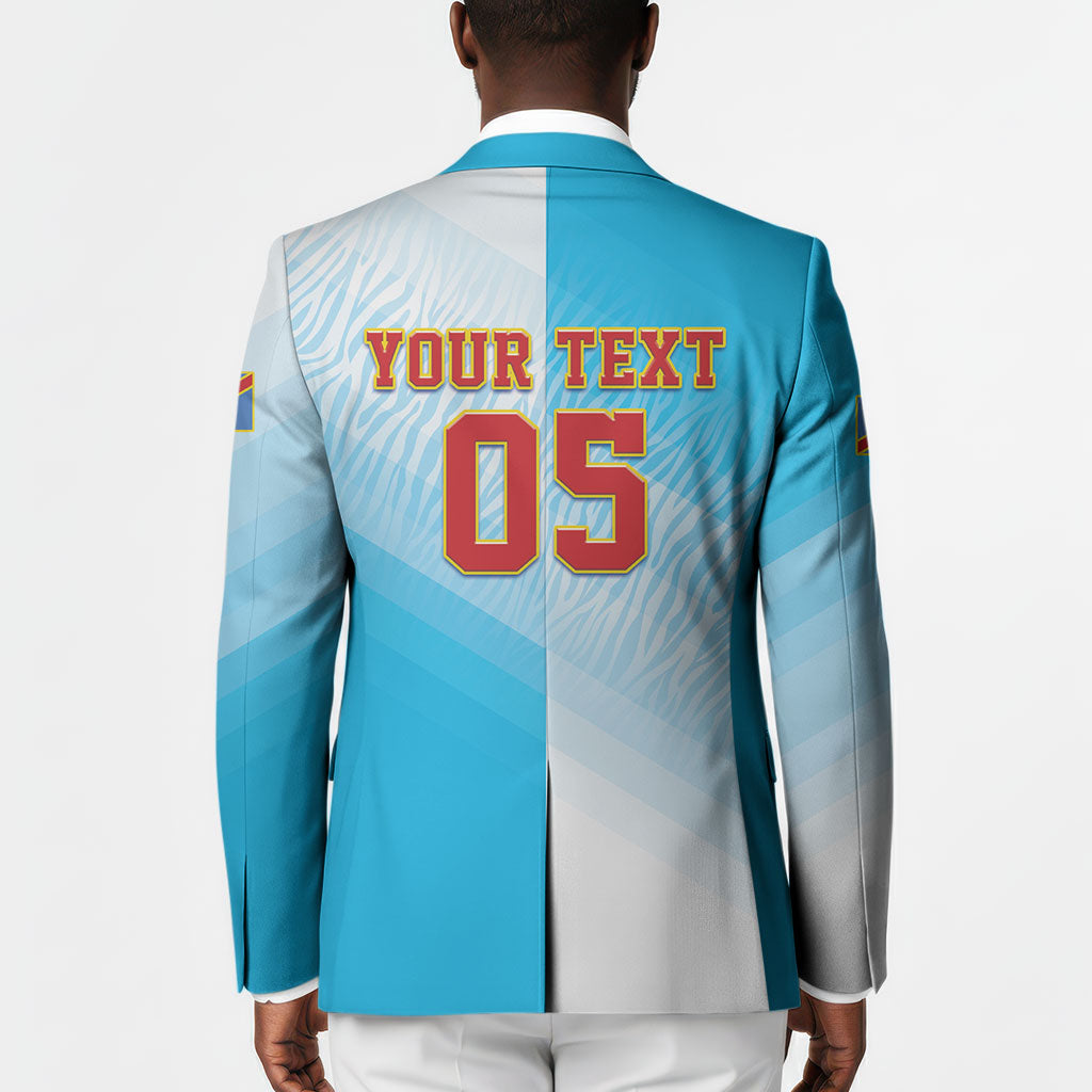 Custom DR Congo Football 2026 Blazer Fimbu Na Fimbu