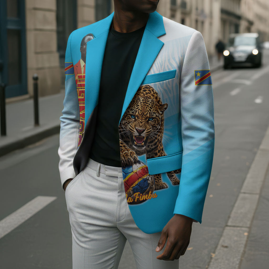 Custom DR Congo Football 2026 Blazer Fimbu Na Fimbu