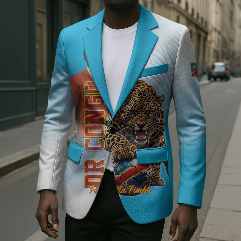 Custom DR Congo Football 2026 Blazer Fimbu Na Fimbu