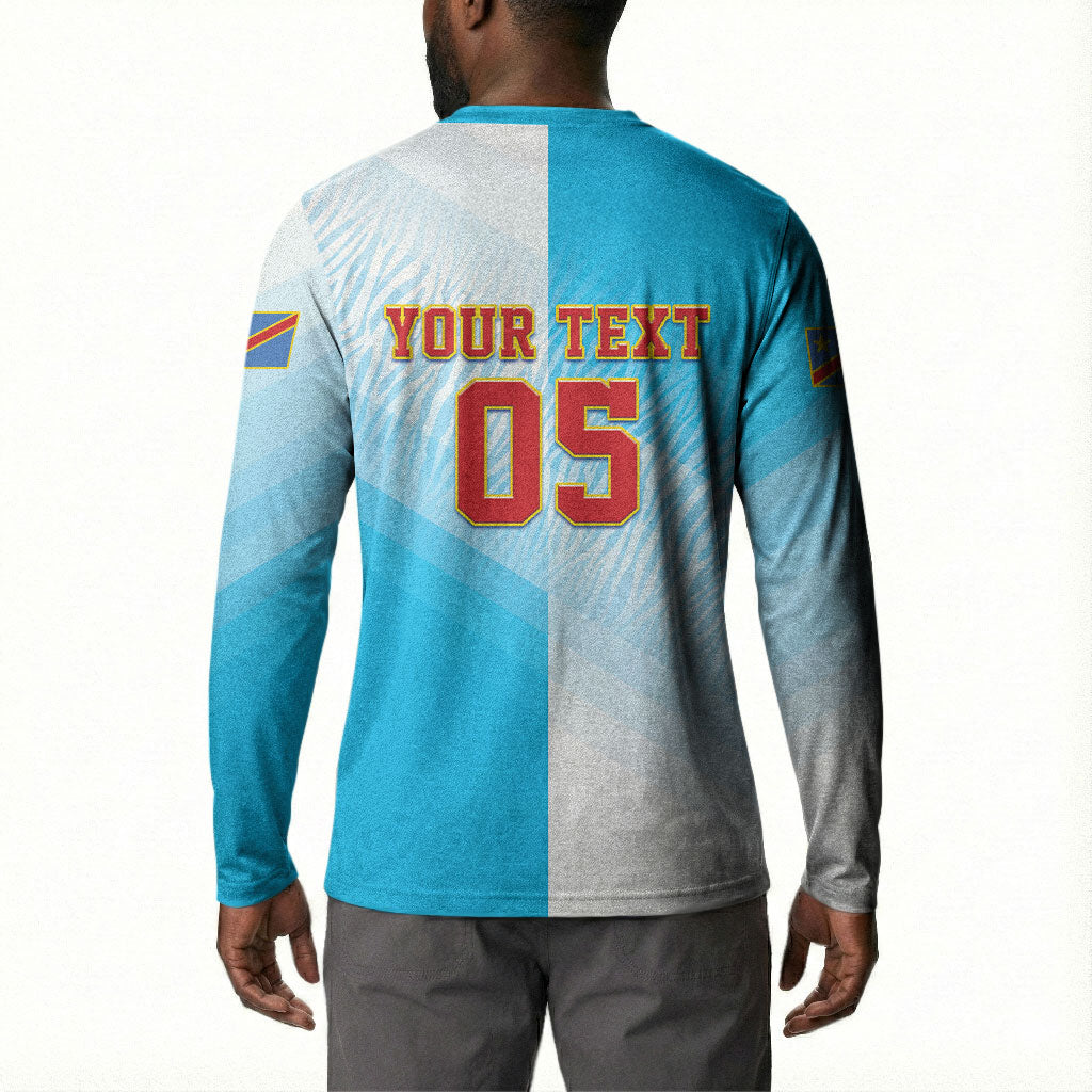Custom DR Congo Football 2026 Button Sweatshirt Fimbu Na Fimbu