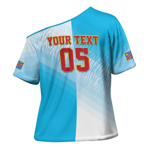 Custom DR Congo Football 2026 Cross Shoulder Shirt Fimbu Na Fimbu