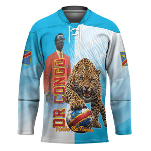Custom DR Congo Football 2026 Hockey Jersey Fimbu Na Fimbu