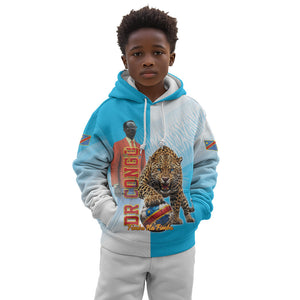 Custom DR Congo Football 2026 Kid Hoodie Fimbu Na Fimbu