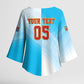 Custom DR Congo Football 2026 Kimono Sleeve Blouse Fimbu Na Fimbu