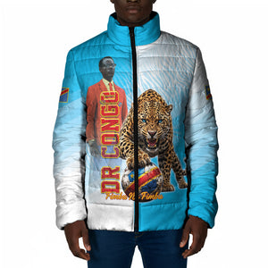Custom DR Congo Football 2026 Padded Jacket Fimbu Na Fimbu