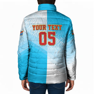 Custom DR Congo Football 2026 Padded Jacket Fimbu Na Fimbu