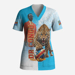Custom DR Congo Football 2026 Scrub Top Fimbu Na Fimbu