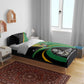 New Zealand And South Africa Rugby Bedding Set 2023 Springboks Combine All Black Silver Fern