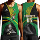 Custom New Zealand And South Africa Rugby Men Tank Top 2023 Springboks Combine All Black Silver Fern