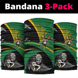 New Zealand And South Africa Rugby Neck Gaiter 2023 Springboks Combine All Black Silver Fern LT05