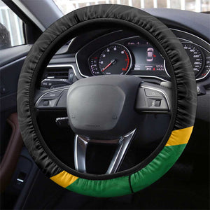 New Zealand And South Africa Rugby Steering Wheel Cover 2023 Springboks Combine All Black Silver Fern