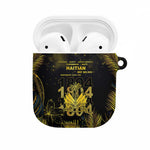 Haiti 1804 AirPods Case Gold Tropical Leaves And Coat Of Arms