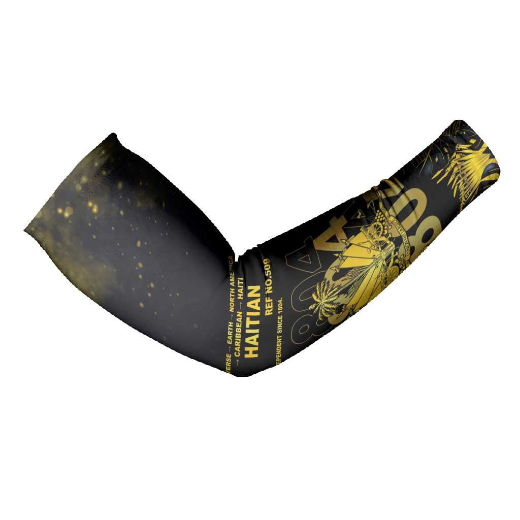Haiti 1804 Arm Sleeves Gold Tropical Leaves And Coat Of Arms