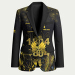 Haiti 1804 Blazer Gold Tropical Leaves And Coat Of Arms