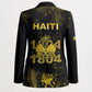 Haiti 1804 Blazer Gold Tropical Leaves And Coat Of Arms