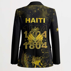 Haiti 1804 Blazer Gold Tropical Leaves And Coat Of Arms