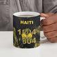 Haiti 1804 Ceramic Mug Gold Tropical Leaves And Coat Of Arms