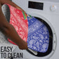 Afro Haiti Paisley Bathroom Set Haitian Flag Bandana Style