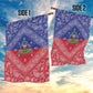 Afro Haiti Paisley Garden Flag Haitian Flag Bandana Style - African Pride