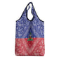 Afro Haiti Paisley Grocery Bag Haitian Flag Bandana Style - African Pride