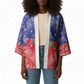 Afro Haiti Paisley Kimono Haitian Flag Bandana Style