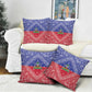 Afro Haiti Paisley Pillow Cover Haitian Flag Bandana Style