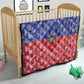 Afro Haiti Paisley Quilt Haitian Flag Bandana Style - African Pride